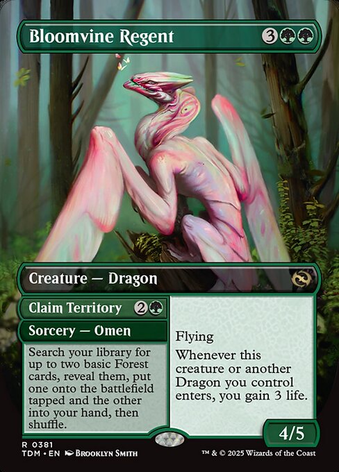 Bloomvine Regent // Claim Territory // Bloomvine Regent - Double Sided Borderless