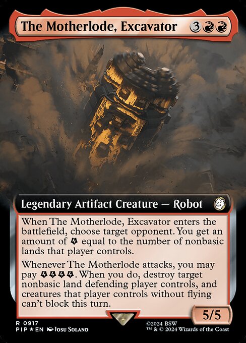 The Motherlode, Excavator - Extended Art
