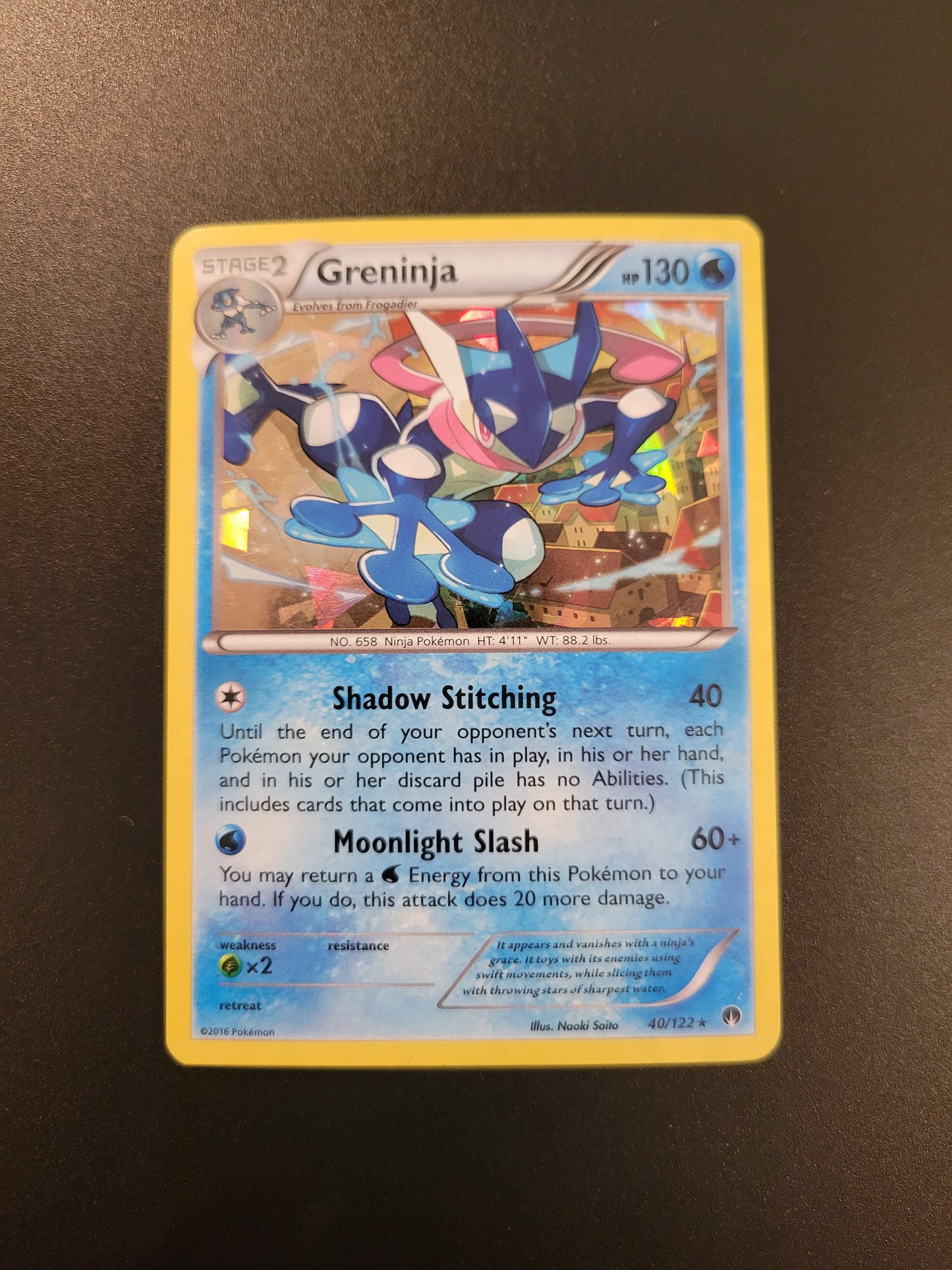 Greninja - Cracked Ice Holo