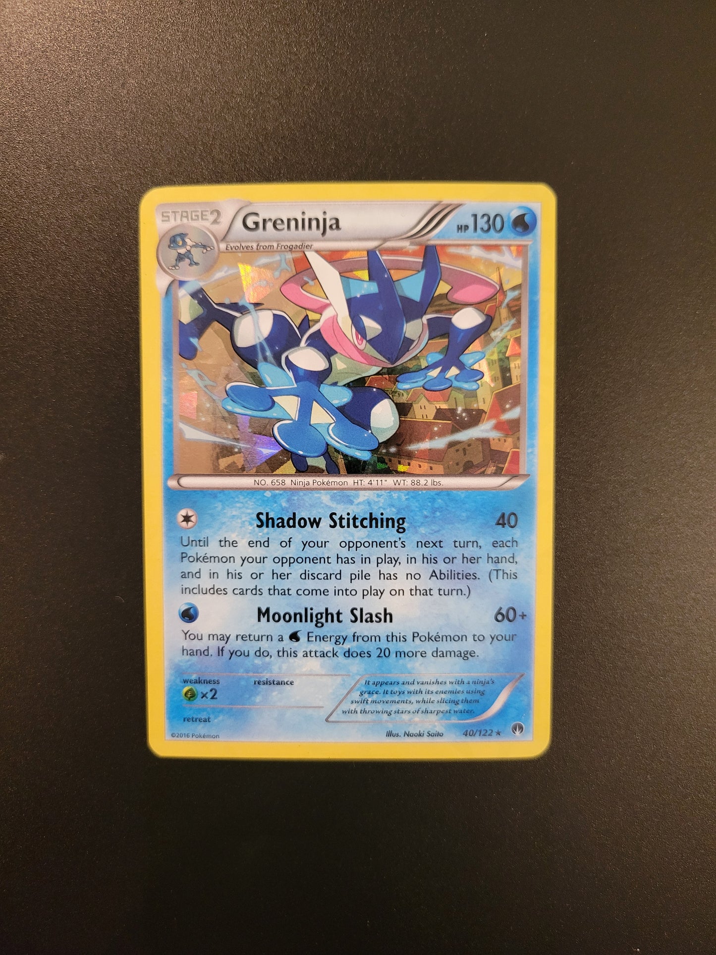 Greninja - Cracked Ice Holo