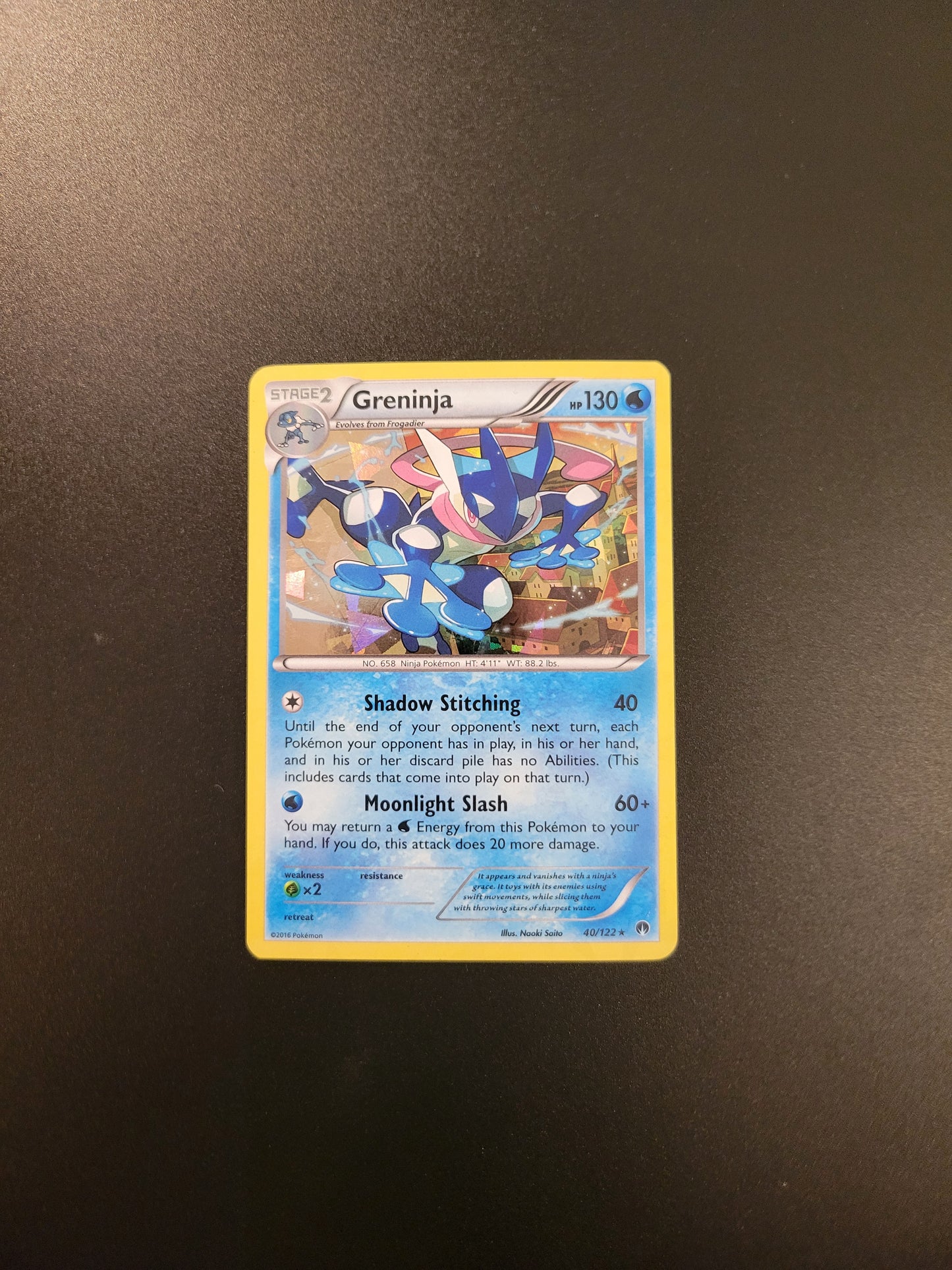 Greninja - Cracked Ice Holo