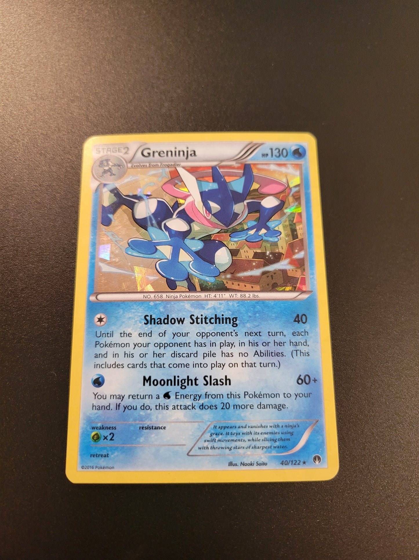 Greninja - Cracked Ice Holo