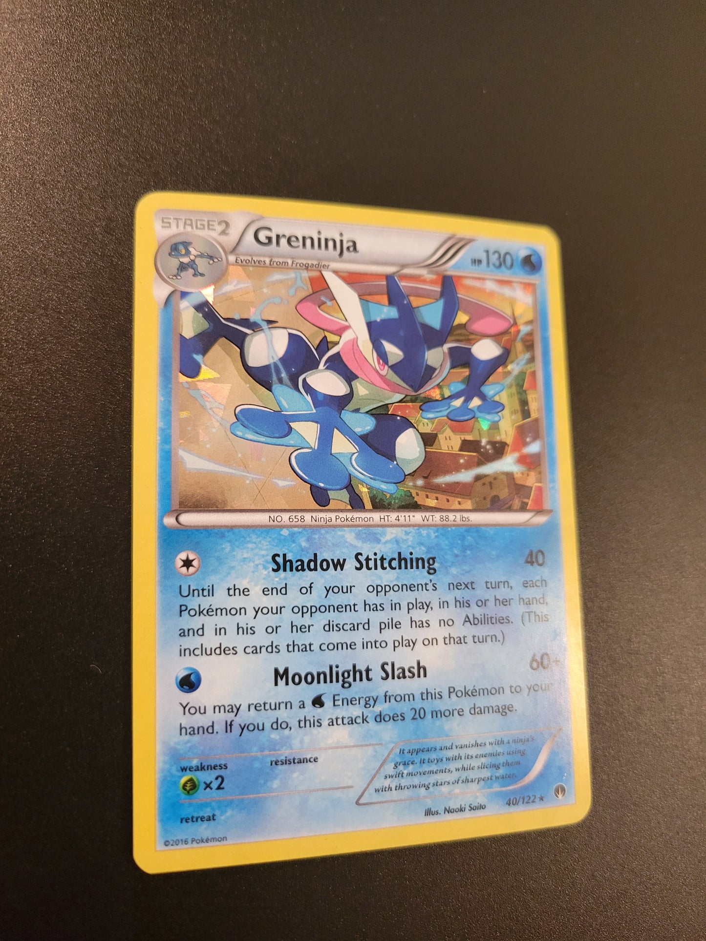 Greninja - Cracked Ice Holo