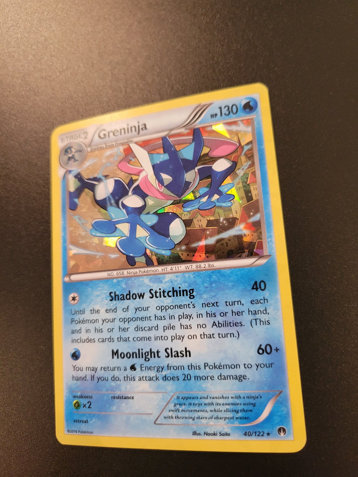 Greninja - Cracked Ice Holo