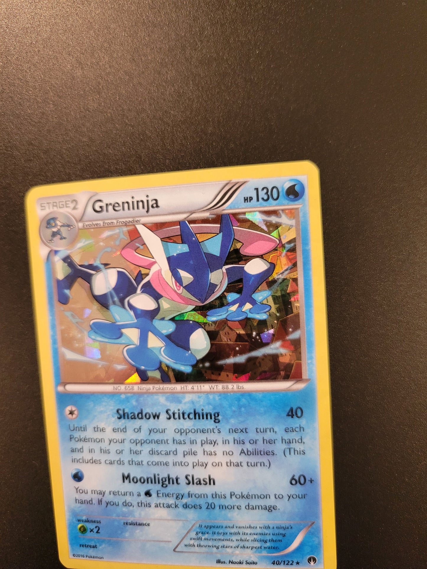 Greninja - Cracked Ice Holo