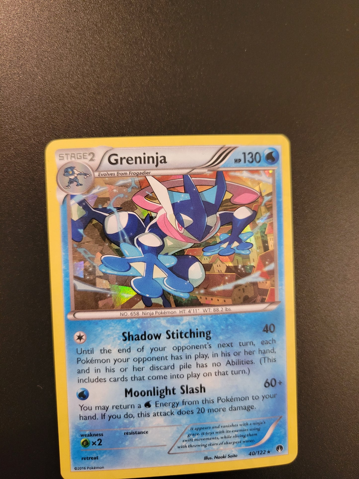 Greninja - Cracked Ice Holo