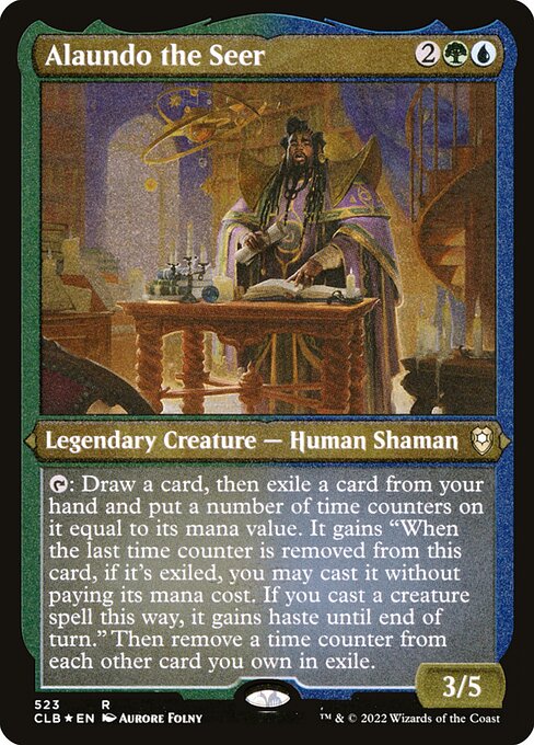 Alaundo the Seer - Etched Foil