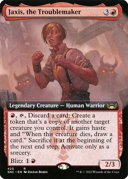 Jaxis, the Troublemaker - Extended Art