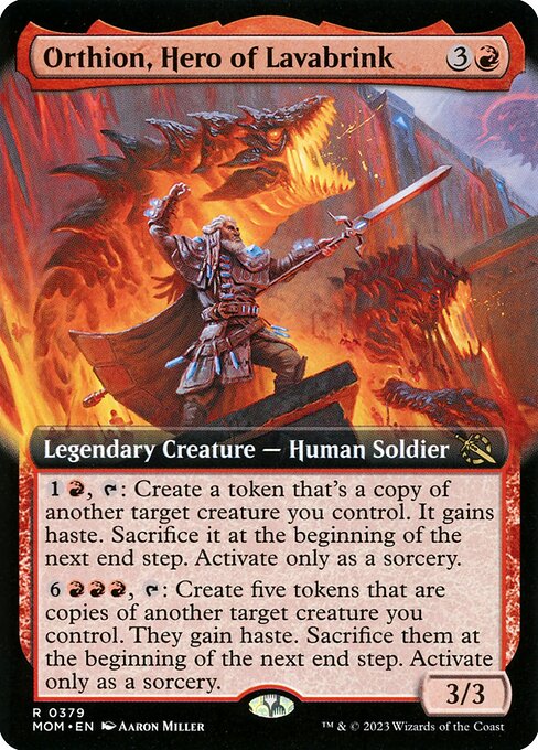 Orthion, Hero of Lavabrink - Extended Art