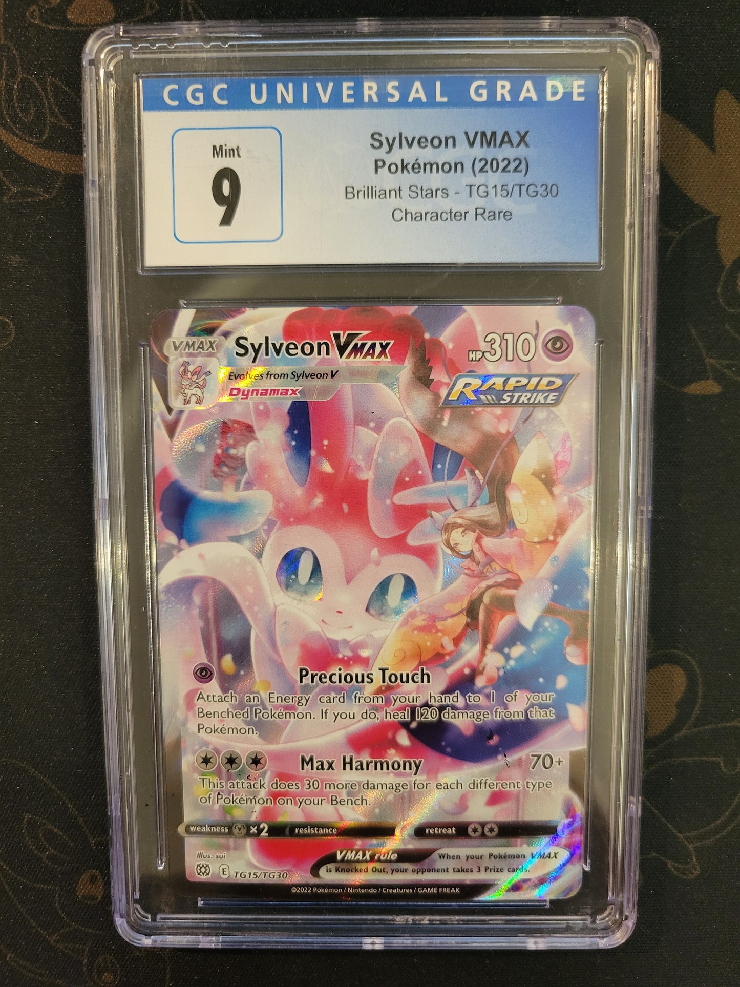 Sylveon Vmax #TG15 - 9 CGC - Character Rare