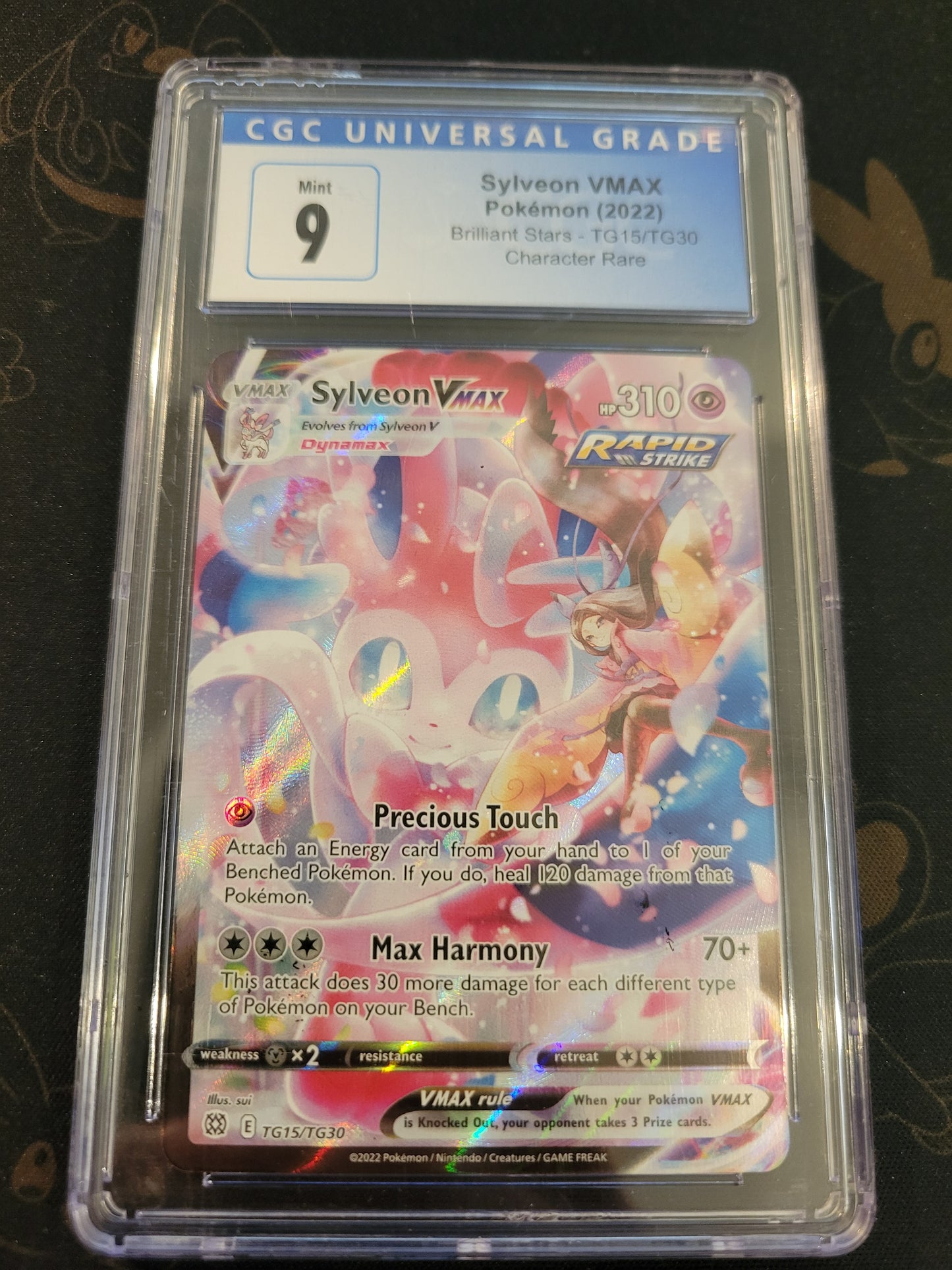 Sylveon Vmax #TG15 - 9 CGC - Character Rare