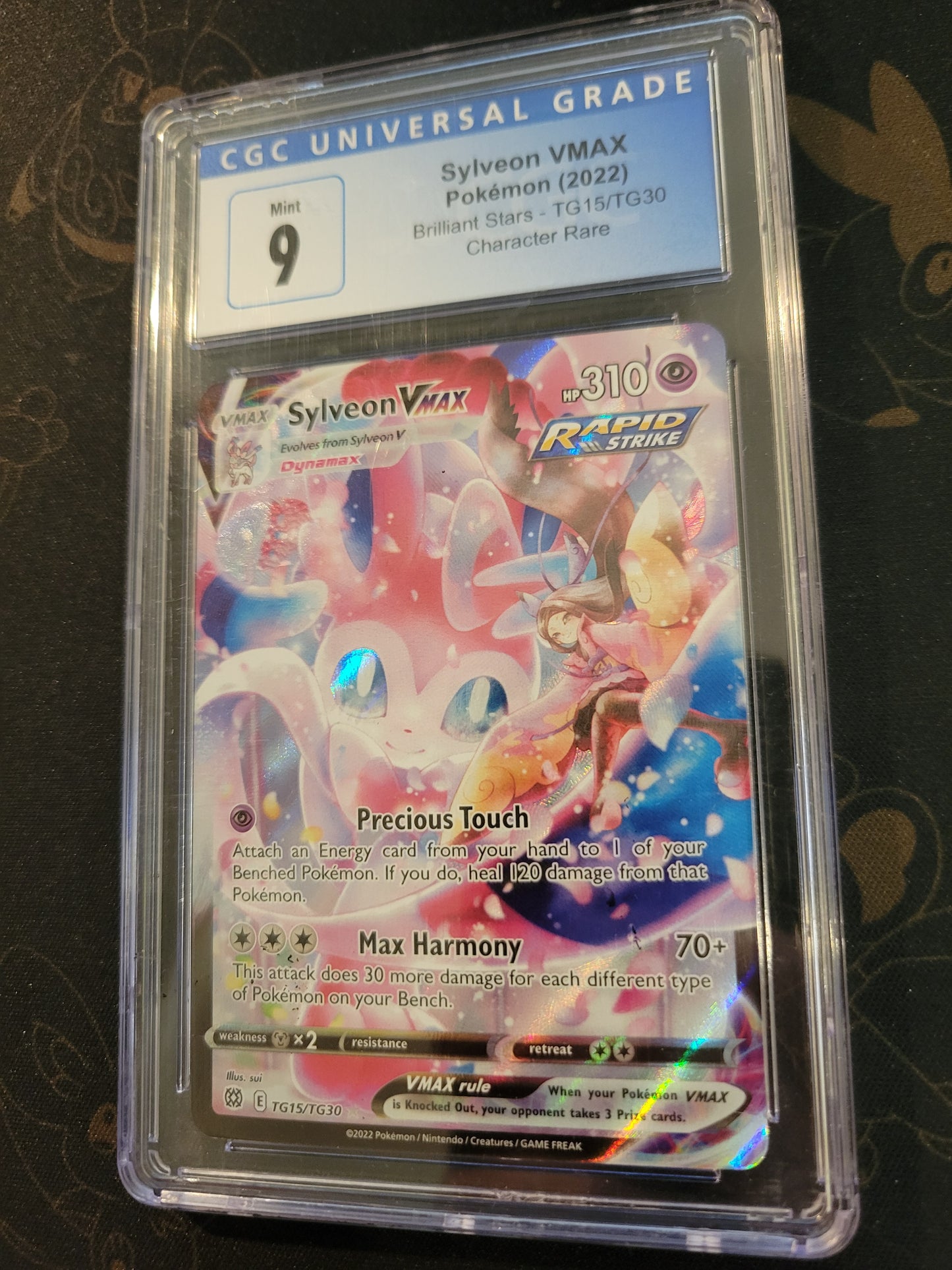 Sylveon Vmax #TG15 - 9 CGC - Character Rare