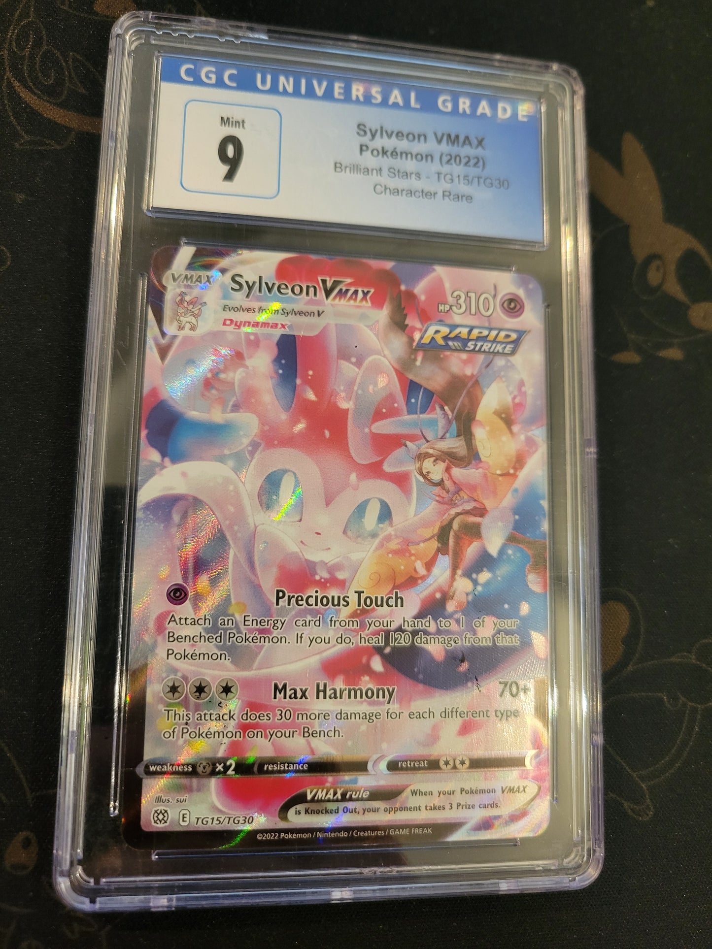Sylveon Vmax #TG15 - 9 CGC - Character Rare