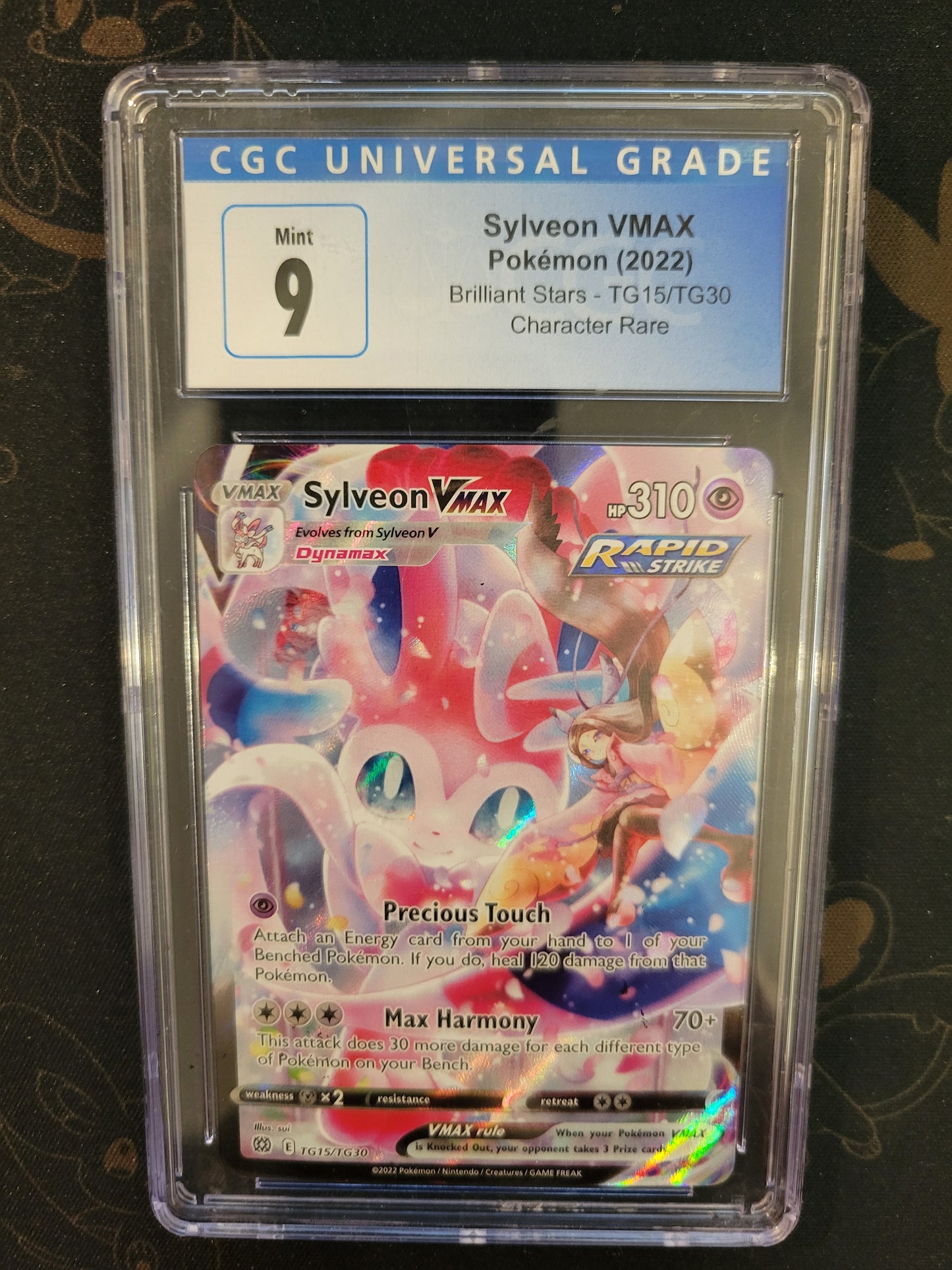 Sylveon Vmax #TG15 - 9 CGC - Character Rare