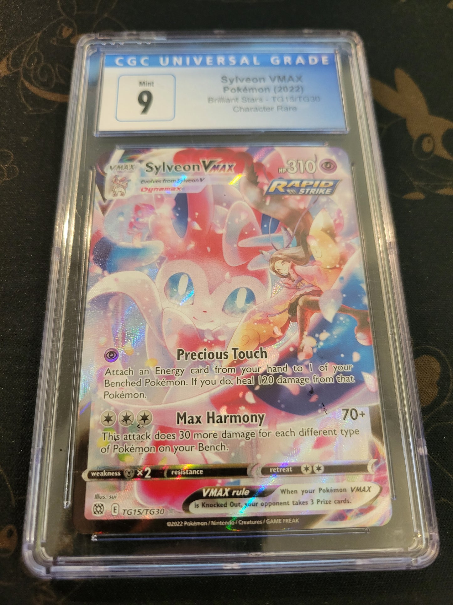Sylveon Vmax #TG15 - 9 CGC - Character Rare