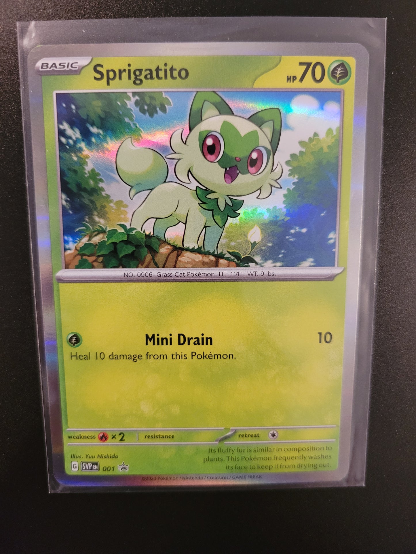 Sprigatito #001 - Scarlet and Violet Promo