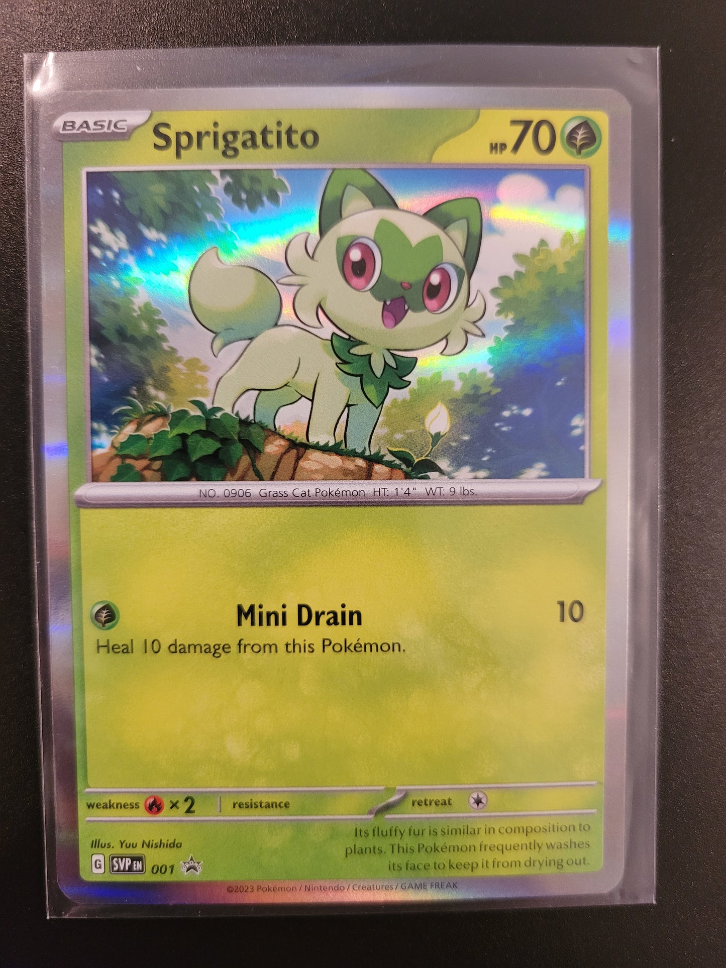 Sprigatito #001 - Scarlet and Violet Promo