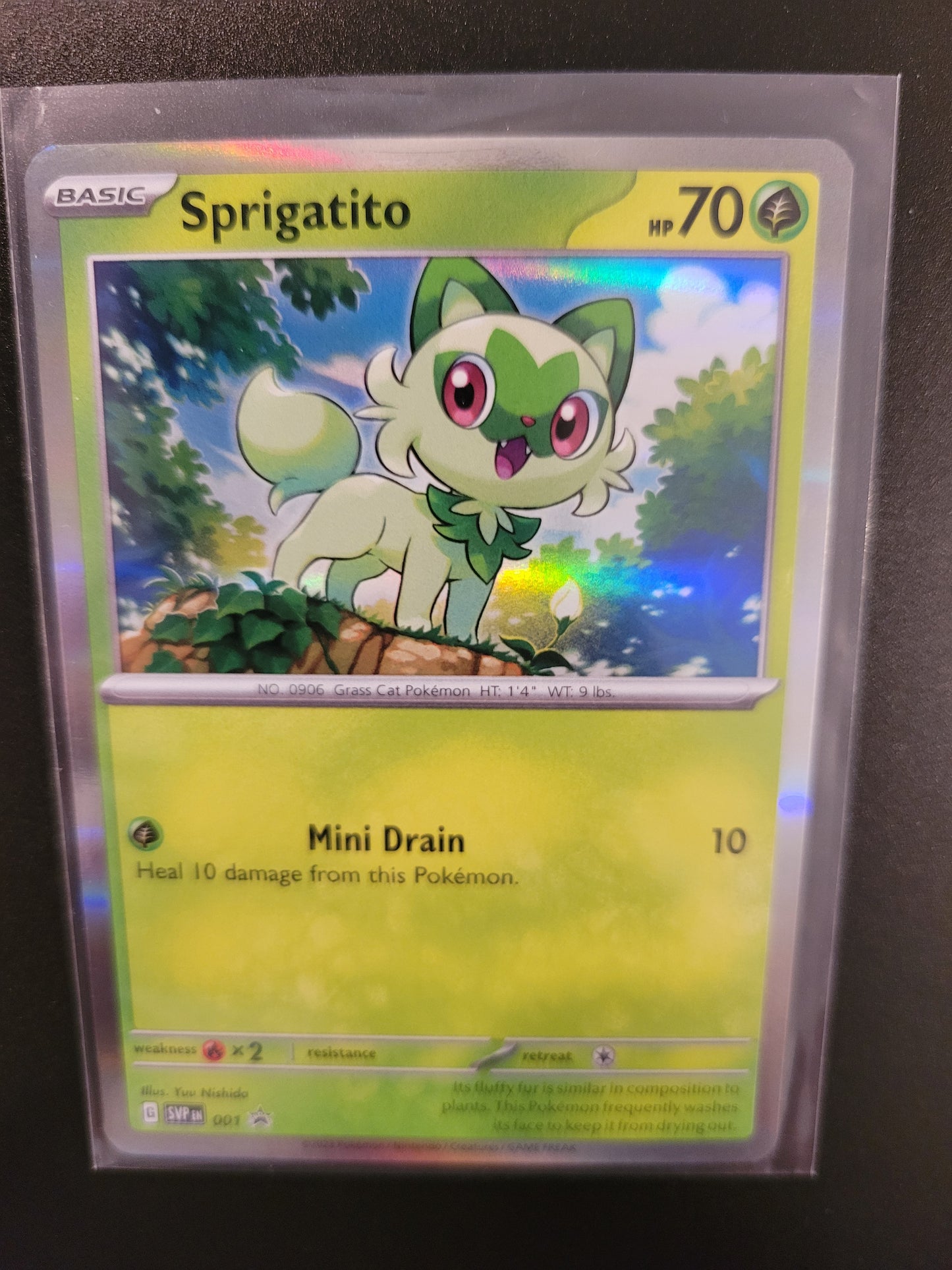 Sprigatito #001 - Scarlet and Violet Promo