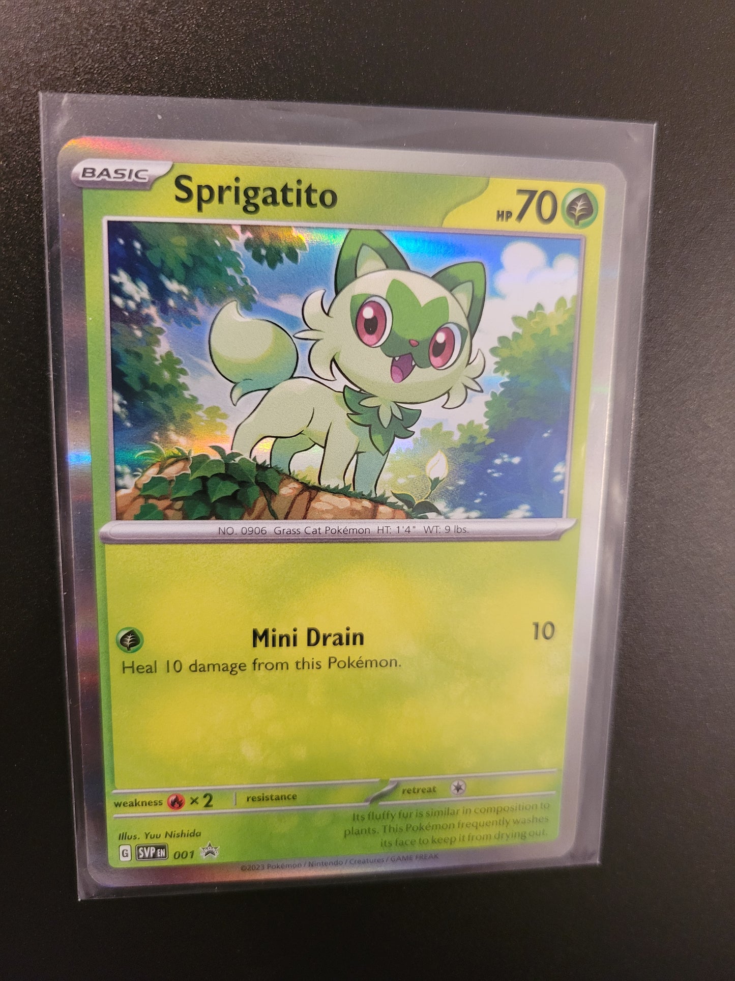 Sprigatito #001 - Scarlet and Violet Promo