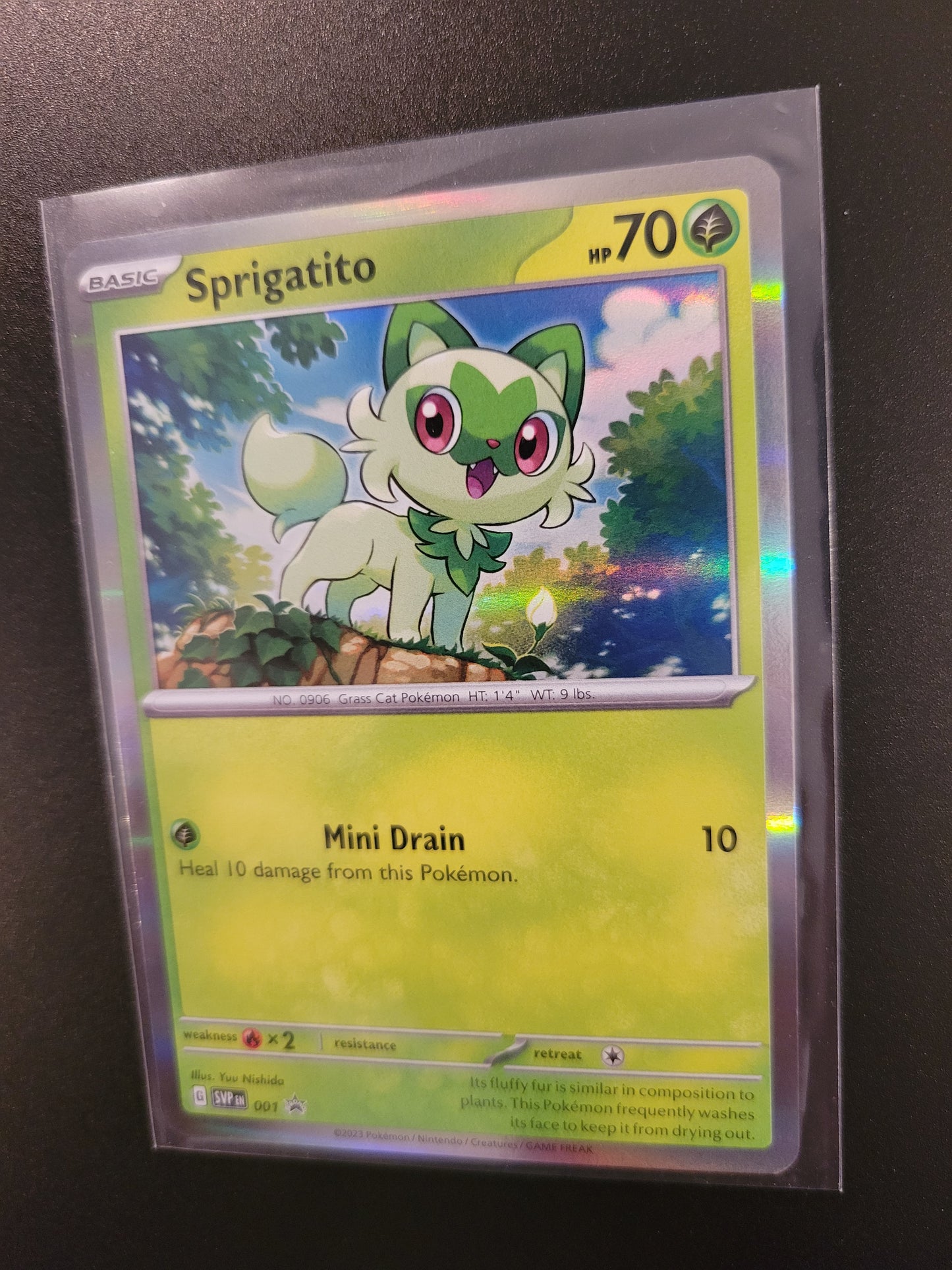 Sprigatito #001 - Scarlet and Violet Promo