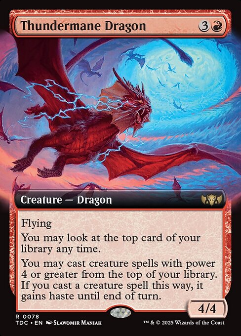Thundermane Dragon - Extended Art
