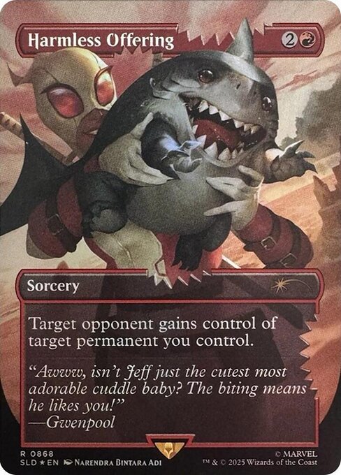 Harmless Offering - Secret Lair Borderless