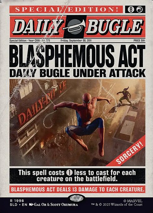 Blasphemous Act - Daily News Secret Lair