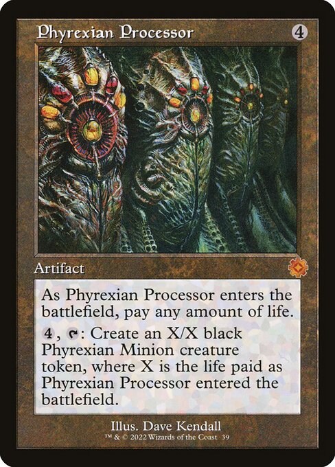 Phyrexian Processor - Retro Frame Artifacts