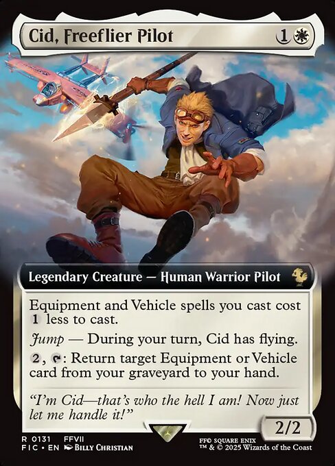 Cid, Freeflier Pilot - Extended Art