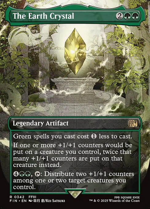 The Earth Crystal - Borderless