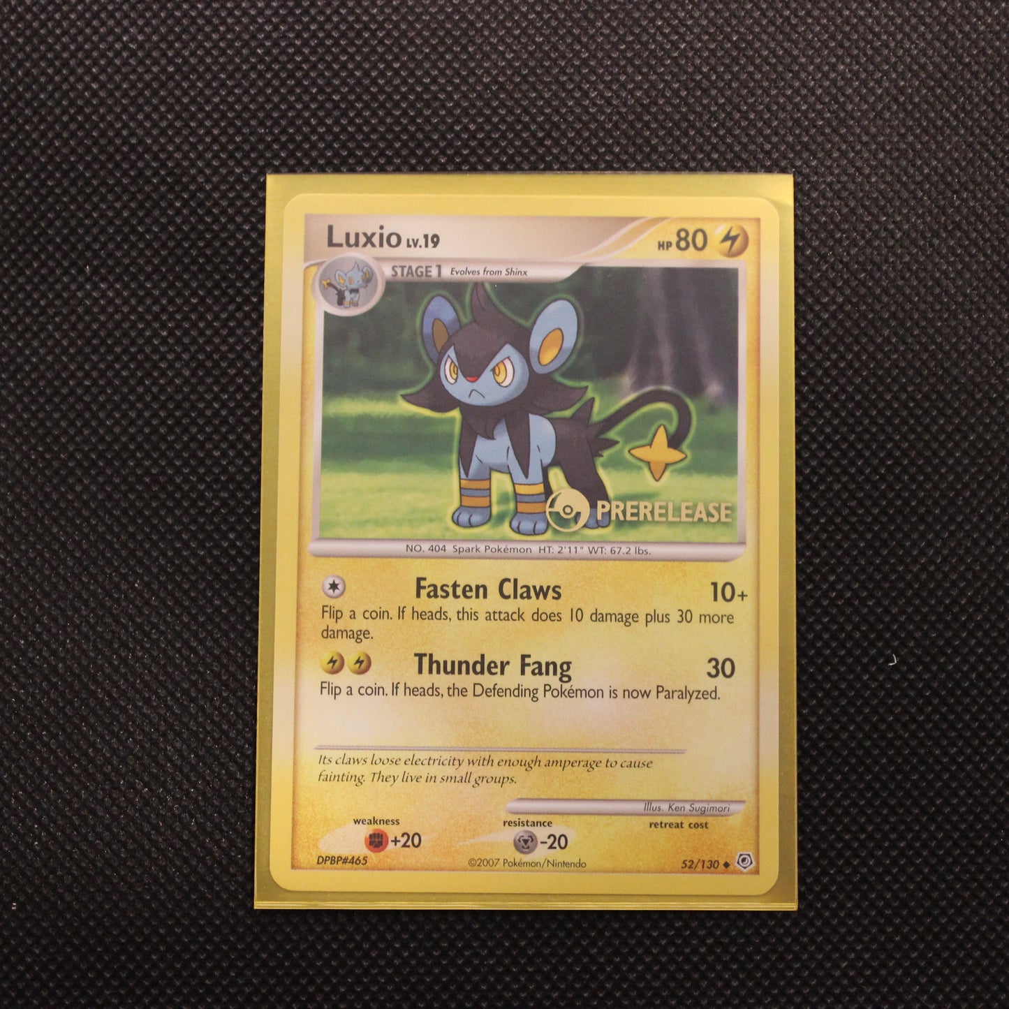 Luxio Lv 19 (Prerelease Stamp)