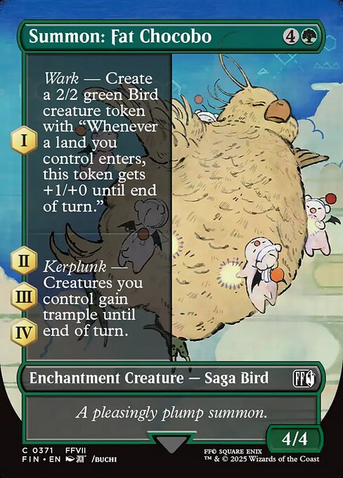Summon: Fat Chocobo - Borderless