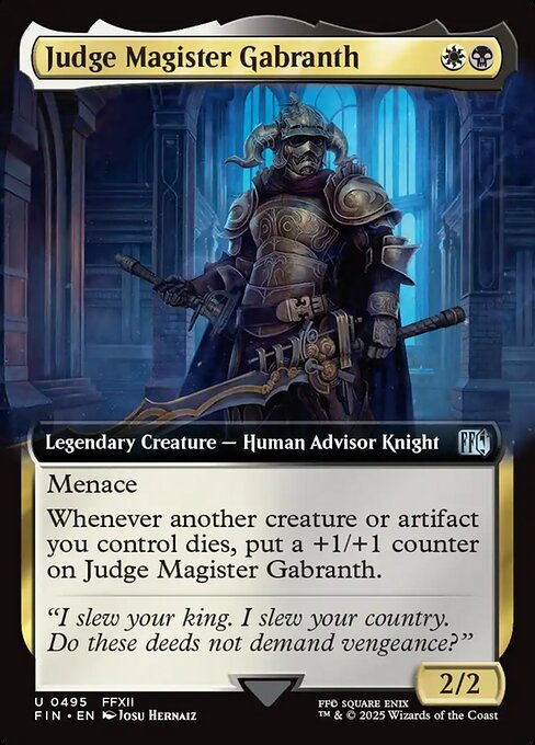 Judge Magister Gabranth - Extended Art