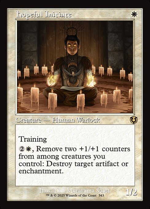 Hopeful Initiate - Retro Border