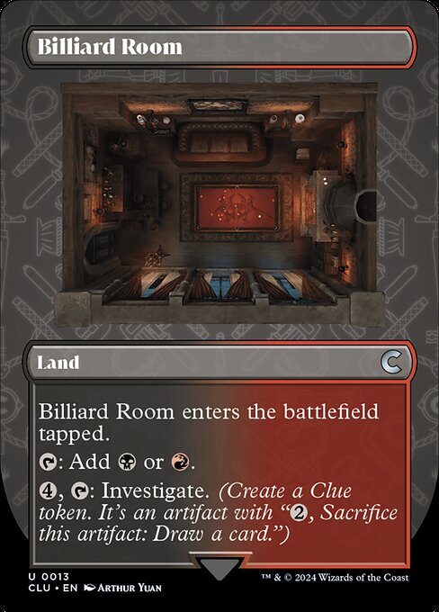 Billiard Room - Borderless