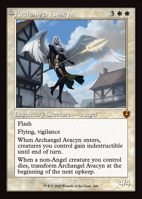 Archangel Avacyn // Avacyn, the Purifier - Retro Frame