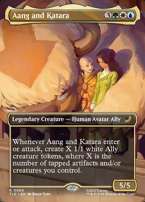 Aang and Katara - Borderless