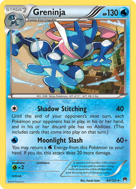 Greninja (Cracked Ice Holo)