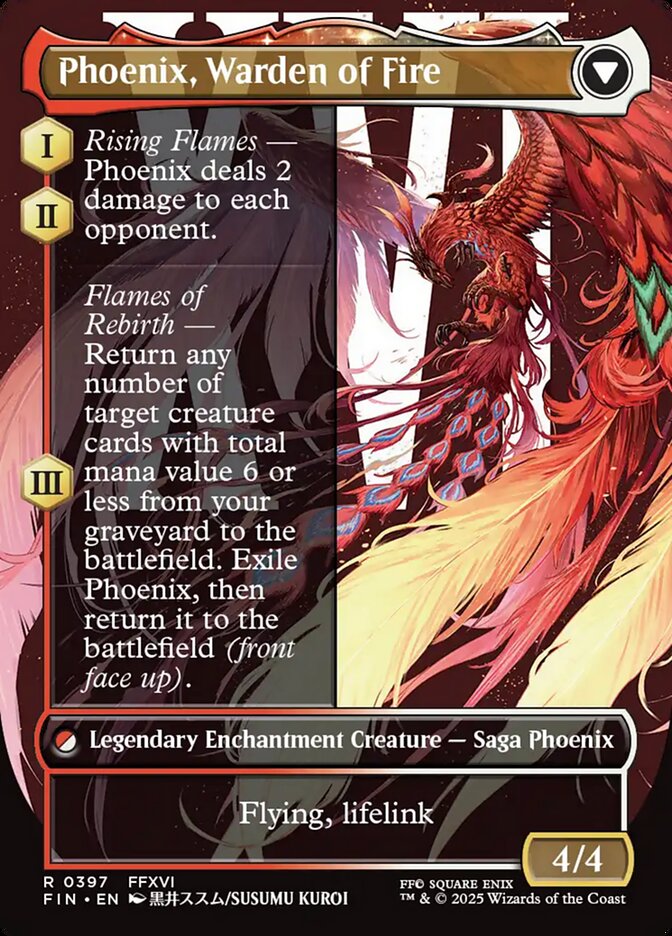 Joshua, Phoenix's Dominant // Phoenix, Warden of Fire - Borderless